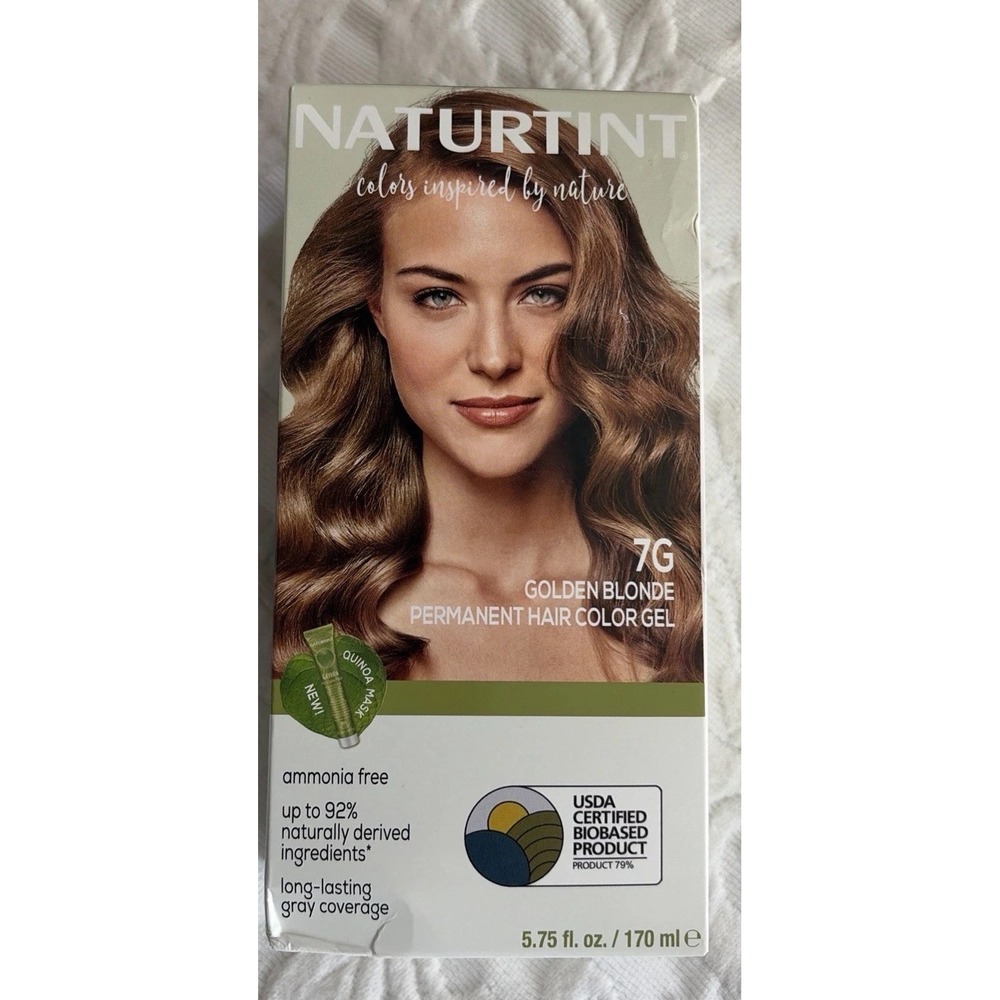 Naturtint Hair Color Gel 7G Golden Blonde Ammonia Free Long Lasting Dye